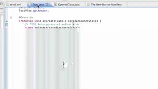 Android Application Development Tutorial 47 Passing a String between Activities