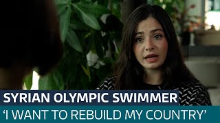 'I want to rebuild my country': Syrian refugee who became Olympic swimmer | ITV News