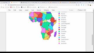 using location mode to display continents