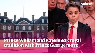 Prince William and Kate break royal tradition with surprising Prince George move | Yahoo Australia