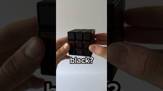 How did this Rubik’s cube turn black?