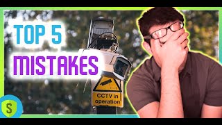 Top 5 Mistakes in Video Surveillance Camera Installation CCTV