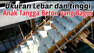 Ukuran Lebar dan Tinggi Anak Tangga Beton yang Bagus@TKANGPontianak