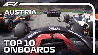 Max And Checo's Sprint Scrap And The Top 10 Onboards | 2023 Austrian Grand Prix | Qatar Airways
