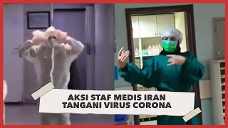 Biar Semangat, Staf Medis di Iran Tangani Pasien Corona dengan Menari