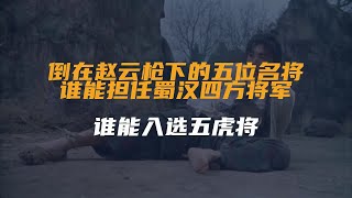 倒在赵云枪下的五位名将：谁能担任蜀汉四方将军，谁能入选五虎将