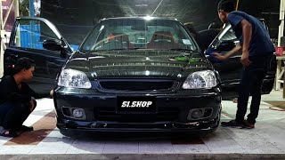 เซอร์วิสช่วงล่าง Civic Coupe (ติดตั้งปีกนก HARDRACE)