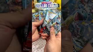 Episode 2 I 5 Packs of Stellar Crown for Day 6/365 #pokemon #pokemonboosterpacks #pokemontcg #Shorts