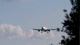 大分空港　JAL A300-600R着陸 OIT RW01 （EOS7D動画）