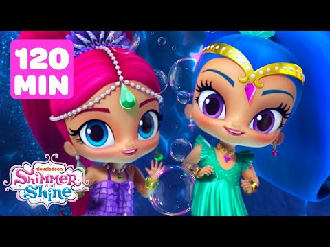 Shimmer and Shine's Genie Power Rescues! 🫧 2 Hour Compilation Shimmer and Shine