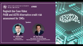 Regtech Knowledge Hub | PAOB and ASTRI Alternative credit risk assessment for SMEs