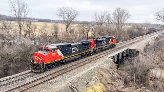 CN 2617 leads lite power into flint yd