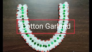 Cotton garland during festival Iಹಬ್ಬದಲ್ಲಿ ದೇವರಿಗೆ ಹತ್ತಿ ಹಾರ/ಗೆಜ್ಜೆ ವಸ್ತ್ರ(Part 1)-by Ashwini Madhu