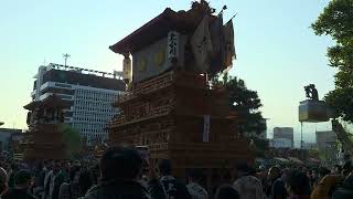 西条祭り 2022 10 16 御殿前 上小川