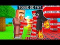 Tudo que Eu Toco Vira TNT no Minecraft... (CUIDADO!!)