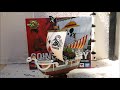 one piece chogokin going merry 20th memorial edition bandai vid 1