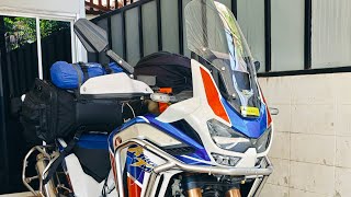 เตรียมรถทริปเหนือ AfricaTwin1100 กางเต๊นท์ 8 วัน 7 คืน | กระเป๋ามัดท้าย Rhinowalk 60L