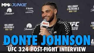 Donte Johnson stays undefeated in historic first UFC fight on CBS | UFC 326