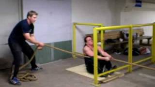 Kati Luoto Blade pull with 190kg 15m