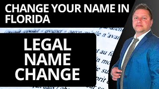 How to Legally Change Your Name in Florida | Legal Name Change Tutorial 2026