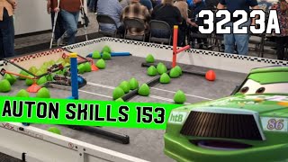 3223A 153 point VEX Autonomous Skills (19th World)