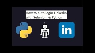 How to auto login LinkedIn with Selenium & Python
