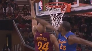 Richard Jefferson Posterizes Kevin Durant | Cleveland Cavaliers vs  Golden State Warriors