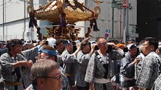 新宿　花園神社　大祭　本社・雷電神輿渡御　2018.5.27