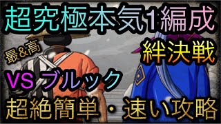 海賊同盟絆決戦！VS ブルック！通常BOSS！超絶簡単・速い攻略！［OPTC］［トレクル］［ONE PIECE　Treasure　Cruise］［원피스 트레져 크루즈］［ワンピース］