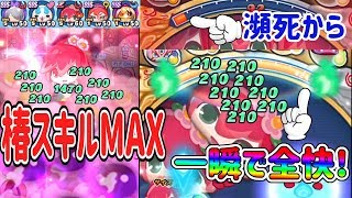 【妖怪ウォッチぷにぷに】この回復ヤバイ！スキルMAXのぷに椿姫使ってみた！ Yo-kai Watch