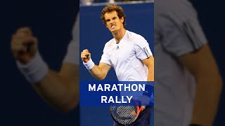 Murray wins MARATHON rally against Djokovic! 🙌