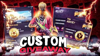 Unlimited coustom 😱 winner giveaway and RANK PUSH