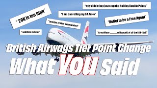 After The British Airways Tier Point Change | This is what you thought