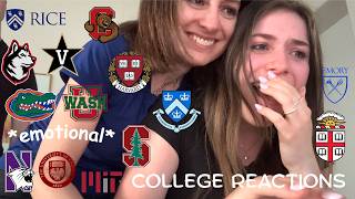 COLLEGE DECISION REACTIONS 2026 | Ivies, Stanford & T20s | no safeties...