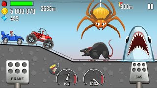 Hill Climb Racing 1 - ALL ANIMALS Walkthrough Gameplay