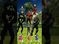 SPIDER-MAN, HULK, SQUID GAME  THANOS IRONMAN JOGET COFFIN DANCE ON THE WAY #shorts #shortvideo #fypシ