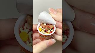 diy noodles 🍜自制方便面 #diy  #沉浸式  #手工 #shorts #noodles #toys #玩具 【Not edible｜不可食用】