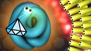 DIAMOND SKIN IS THE BEST! Slither.io Hack / Mods New Slither.io Skin Gameplay! - WORLDS BEST KILL!!