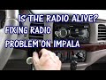 FIXING RADIO PROBLEM ON IMPALA