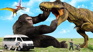 Most REALISTIC T-Rex Attack | Best T-Rex Hunting | Jurassic Park Fan-Made Film | Dinosaur @Ms.Sandy