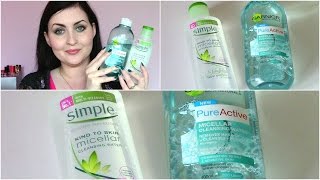 Micellar Water: Garnier Pure Active Vs. Simple