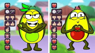 Avocado`s True Friends | Funny Challenge | Avocado Family