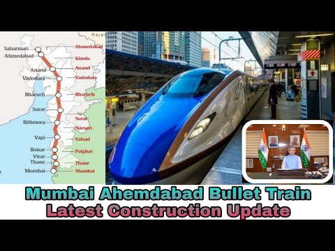 Bullet Train India Latest Progress Update | Mumbai Ahemdabad Bullet ...