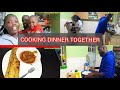 WE MADE DINNER TOGETHER|WICKY TEACHES US HOW TO COOK CHAPATI #couple #youtuber #family #viral #vlog