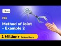 Method of Joint Example 2 - Analysis of Truses - Engineering Mechanics