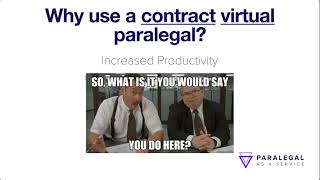 Paralegals as a Service and in Practice