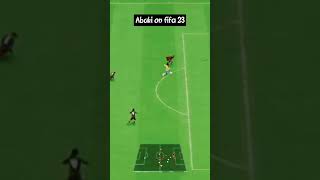 Abubeker Nasir Goal on FIFA 23 #shorts #viral #football #abubekernasir