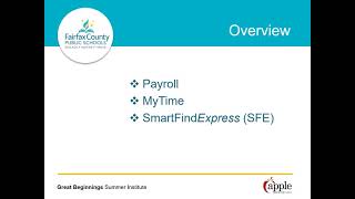 HRBS 2021 Payroll, MyTime, & SmartFind Express for New Employees