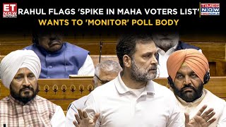 Parliament Session: Rahul Gandhi Claims 'Voters List Fraud' | 'Rise In Voters In BJP-Ruled Seats'