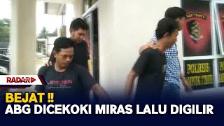 Bejat, ABG Dicekoki Miras Lalu Digilir